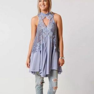 Free people tell tail tunic size medium